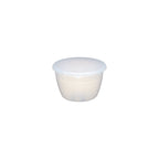 KitchenCraft Plastic Pudding Basin and Lid, 570ml Pack of 12