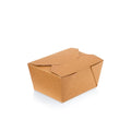 No1 26oz 755ml Small Leakproof Kraft Takeaway Box  Pack of 200
