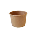 8oz 236ml Kraft Heavy Duty Soup Container Box of 500
