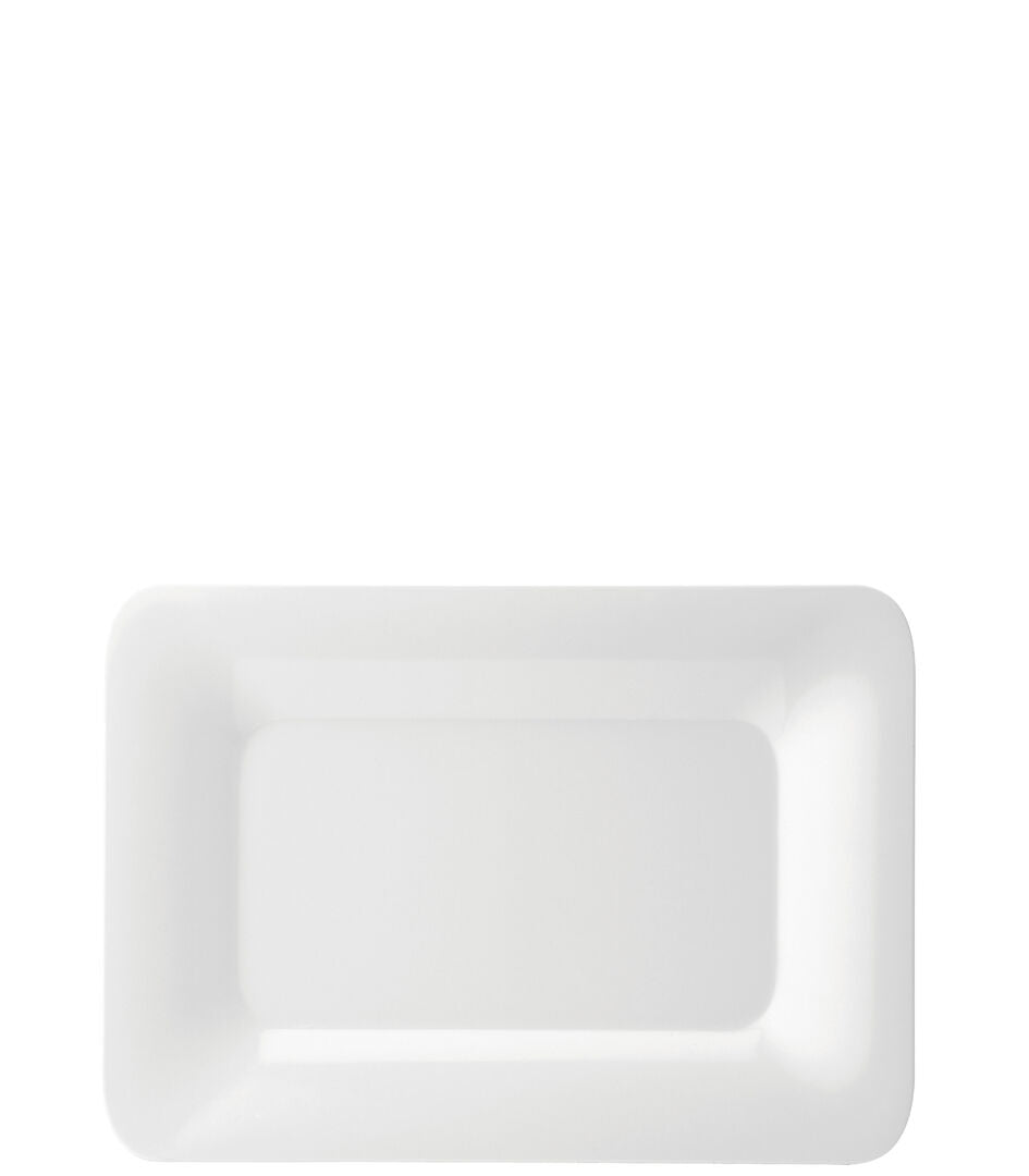 Utopia Melamine Rectangular Rimmed Plate 14 x 10"