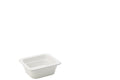 Utopia Melamine White GN 1/6 - 2.5" (6.5cm) Deep