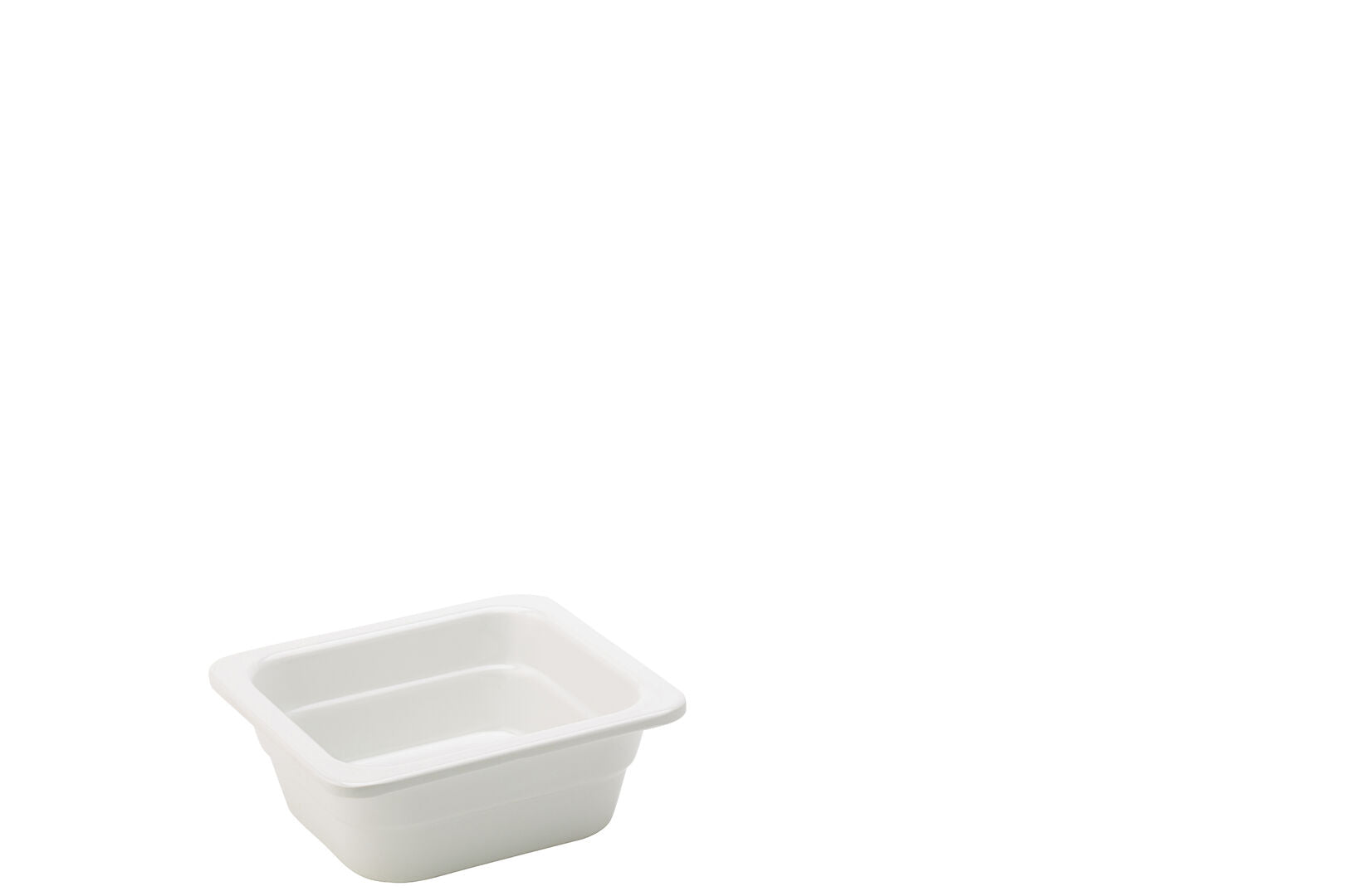Utopia Melamine White GN 1/6 - 2.5" (6.5cm) Deep