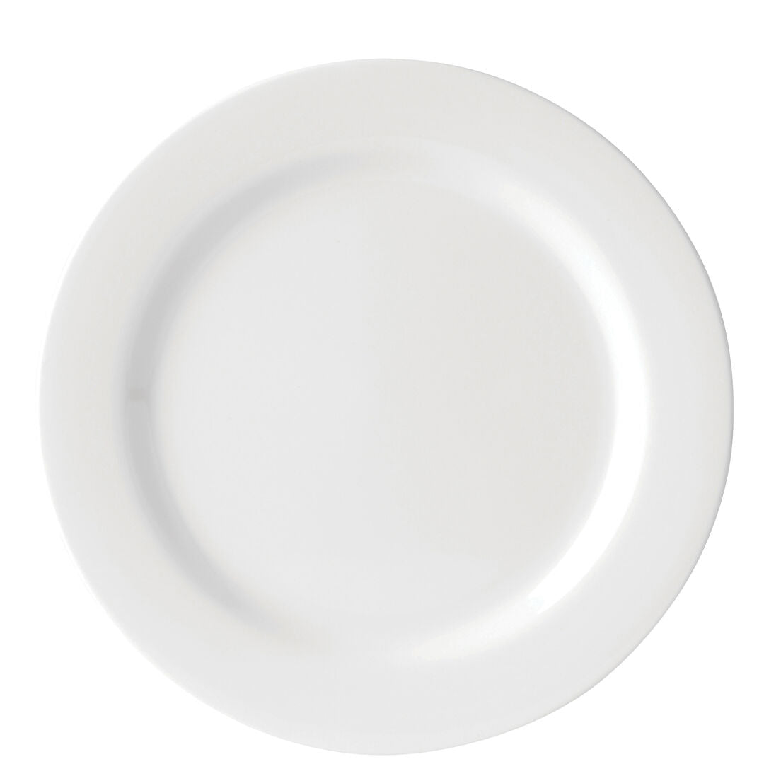 Utopia Wide Rimmed Plate 9" (23cm)