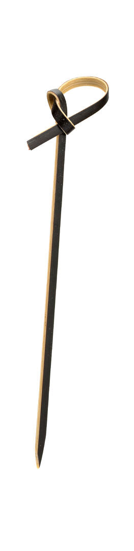Utopia Bamboo Black Knotted Skewer 3.5" (9cm)