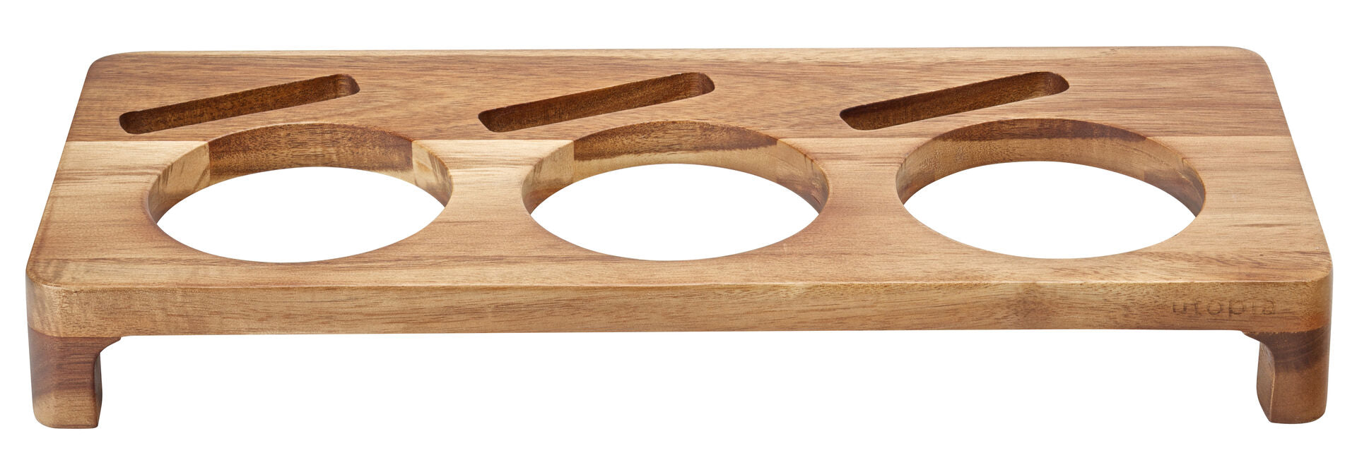 Utopia Acacia Presentation Stand 16.5 x 7" (42 x 18cm)