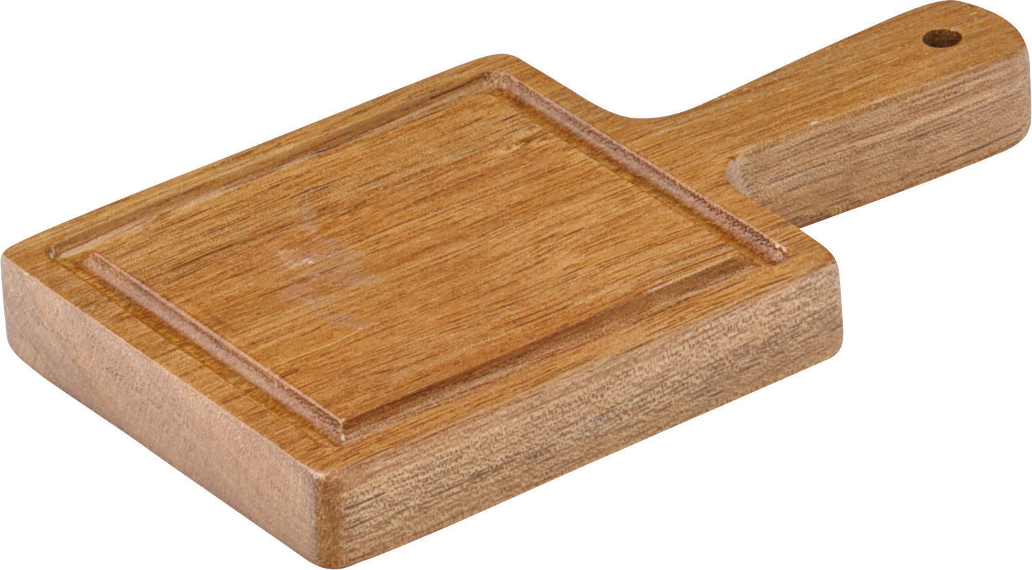 Utopia Chicago Handled Acacia Mini Board 3.25 x 2.75"(Box of 12)