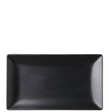 Utopia Noir Rectangular Black Plate 10 x 5.75"