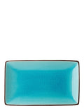 Utopia Soho Aqua Rectangular Plate 8.5 x 5.5"(21 x 14cm)