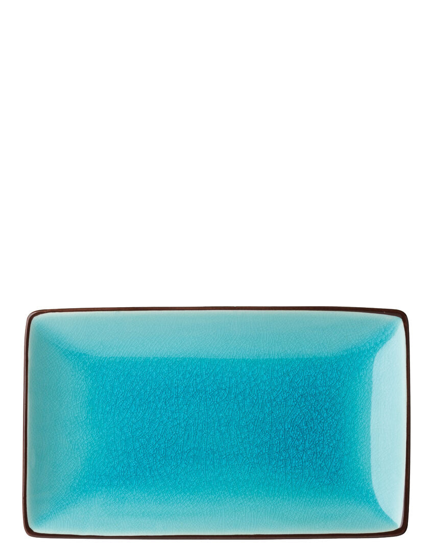 Utopia Soho Aqua Rectangular Plate 8.5 x 5.5"(21 x 14cm)