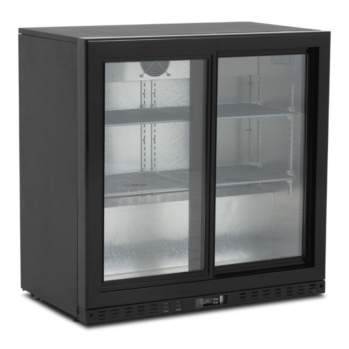 KOLDBOX Double Sliding Door Back Bar Cooler Fridge 218L (2 Years Warranty) 2-3 days delivery