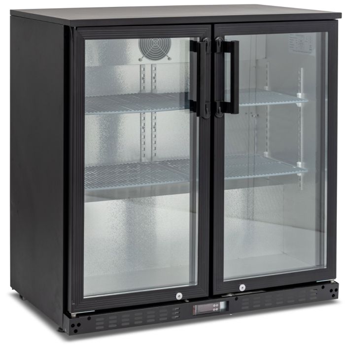 KOLDBOX Double Door Back Bar Cooler Fridge Hinged Door 218Ltr (2 Years Warranty) 2-3 Days Delivery