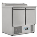KOLDBOX 2 DR Compact GN Prep Counter W/ Raised Collar 240L (2 Years Warranty ) 2-3 Days Delivery