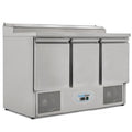 KOLDBOX 3 DR Compact GN Prep Counter W/ Raised Collar 392L (2 Years Warranty) 2-3 Days Delivery