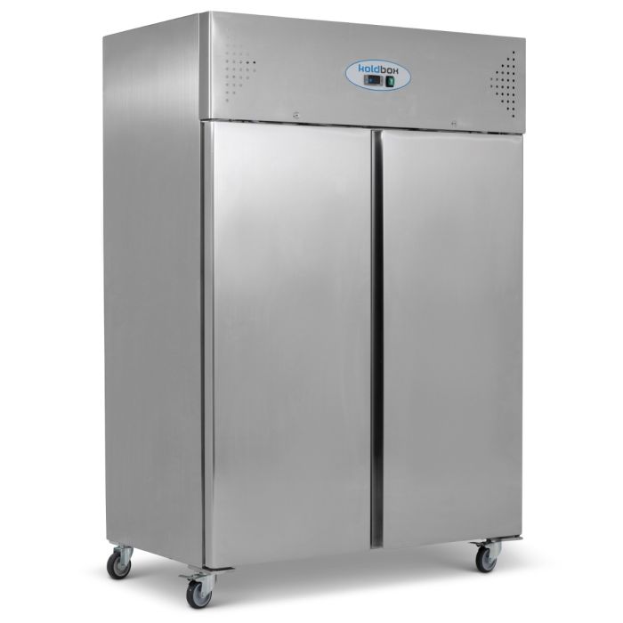 KOLDBOX DOUBLE DOOR VENTILATED GN SS FREEZER 1200L ( 2 Years Warranty) 2-3 Days Delivery