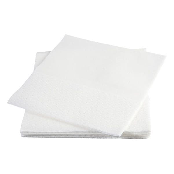 Luxury White Airlaid 4 fold Napkins 1x500