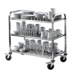 3 Tier S/S Serving Trolley