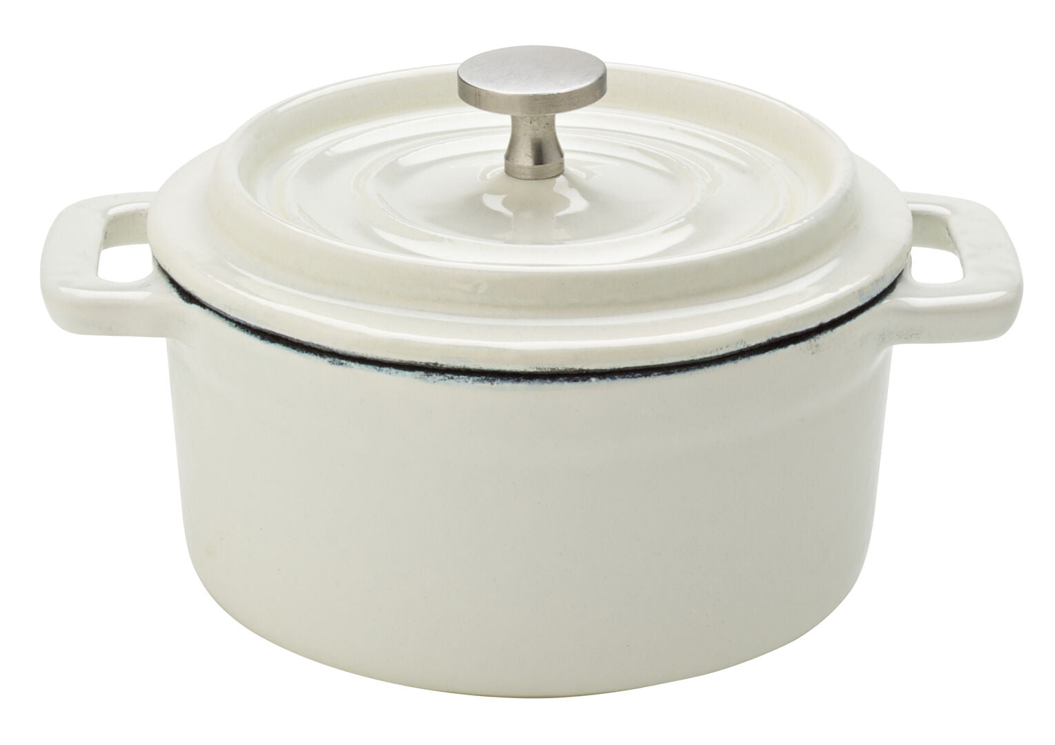 Utopia Cast Iron Calico Round Casserole 4" (10cm) 8oz