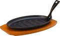 Utopia Sizzle Platter 10.75" (27cm) - with Wooden Base