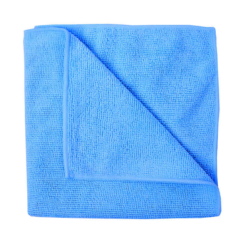 Blue Microfibre Cloths 40x40cm Pack of 10
