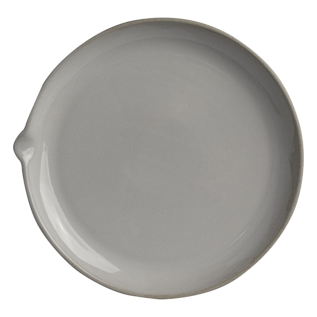 Gembrook White With Spout Plate 26.35 x 25.5cm (10 3/8 x 10")