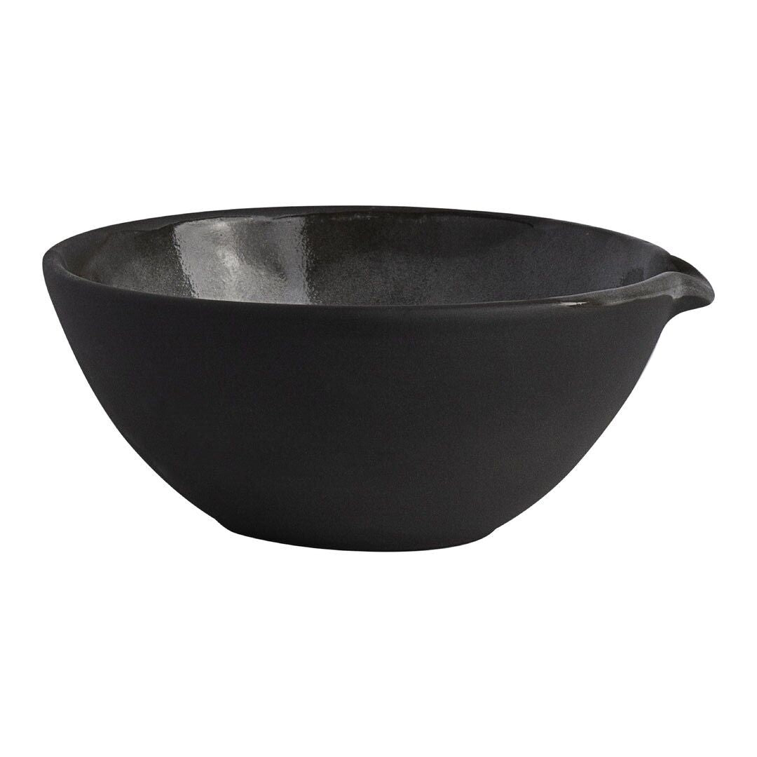 Gembrook Gray Bowl With Spout 12.7cm 35.5cl (5" 12 1/2oz)