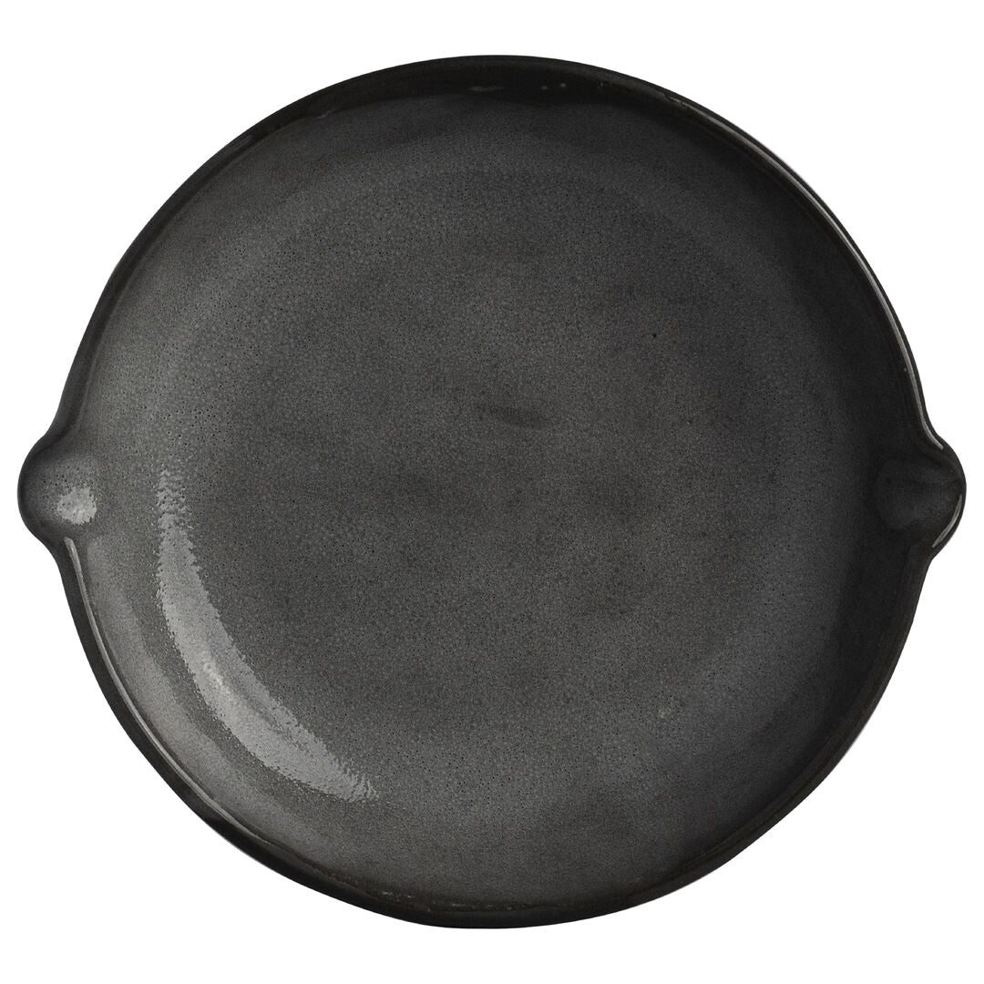 Gembrook Gray Dish With Double Spout 18 x 16cm 27cl (6 3/8 x 1 1/4" 9 1/2oz)