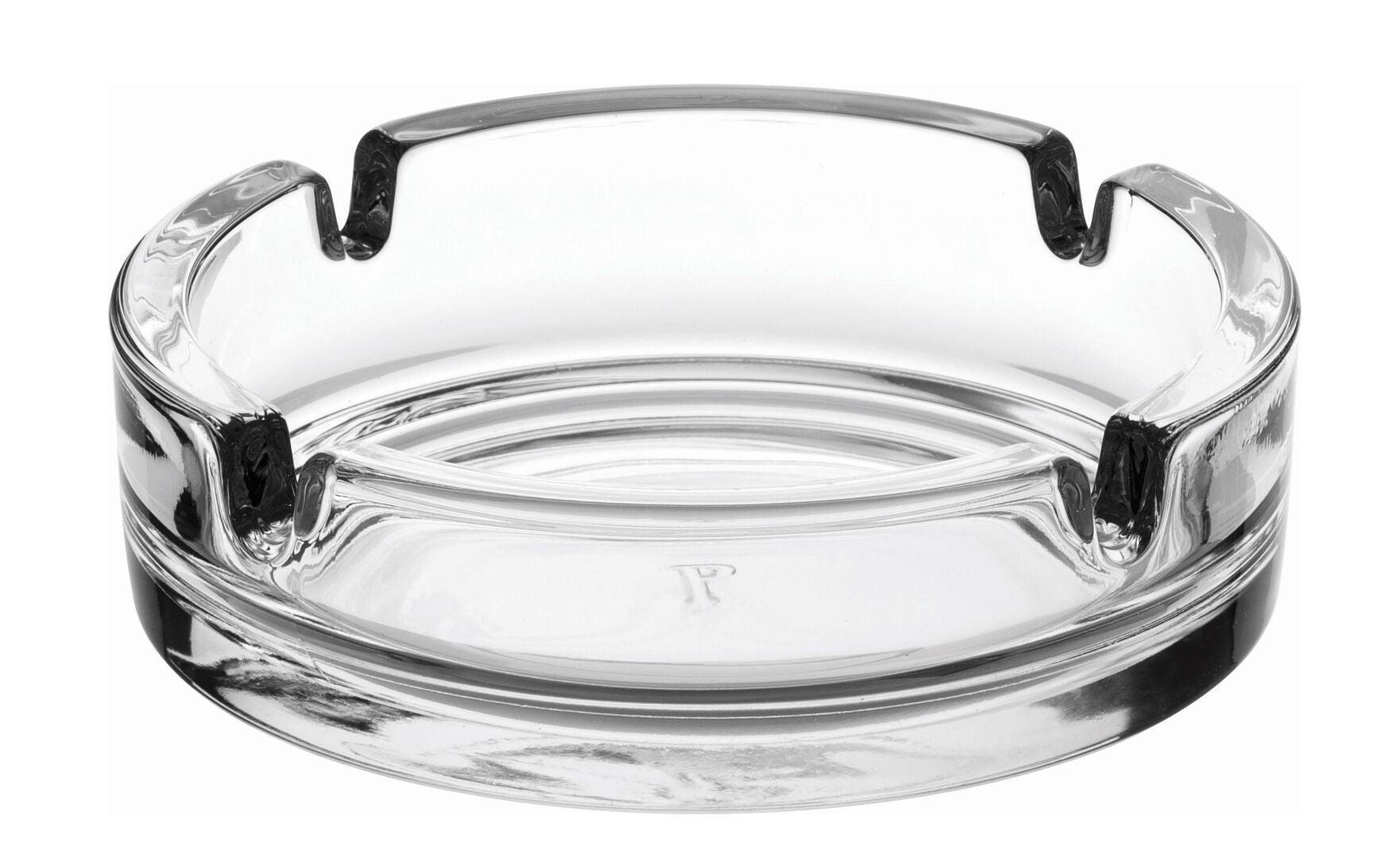 Utopia Small clear Glass Stackable Ashtray 4.25" (11cm)