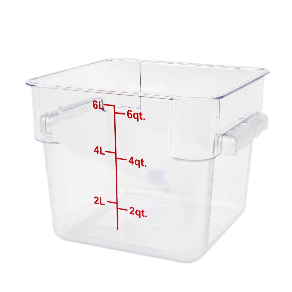 Polycarbonate Square Container  5.7 Litres