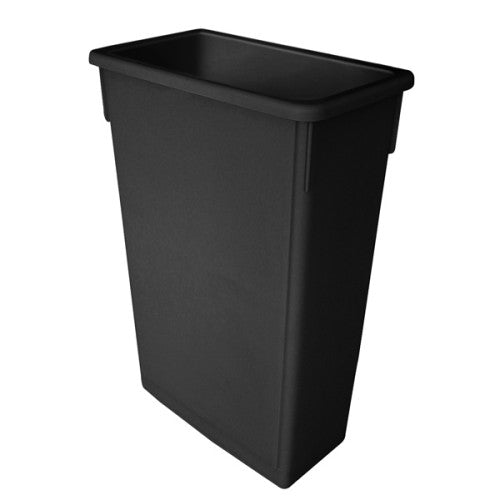 Black Waste Bin 87L