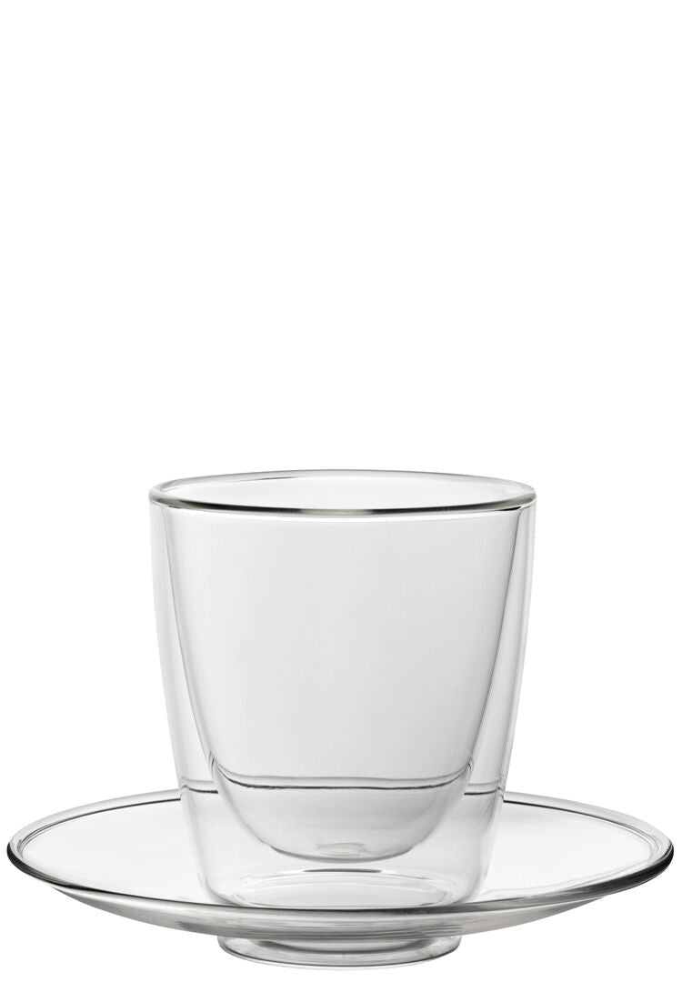 Utopia Double - Walled Cappuccino Cup and Saucer 7.75oz