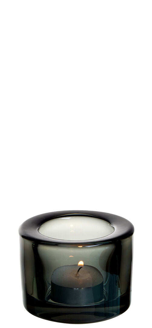 Utopia Chunky Tealight Holder - Black