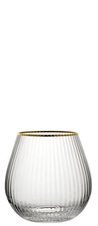 Utopia Hayworth Stemless Gin 22oz (65cl) - Gold Rim