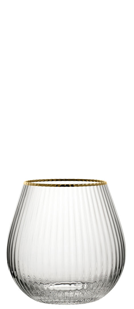 Utopia Hayworth Stemless Gin 22oz (65cl) - Gold Rim