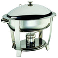 Chafing Dish Oval, S/Steel Cover 4.5L