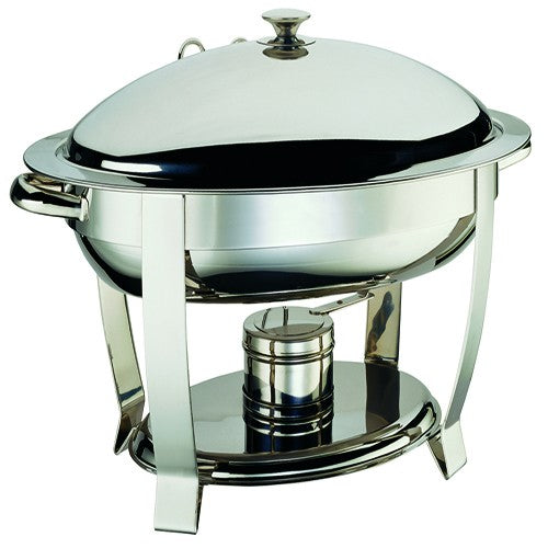 Chafing Dish Oval, S/Steel Cover 4.5L