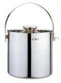 Elia Ice Pail Double Wall S/Steel with ice tong 3.2L