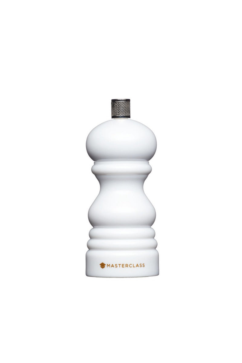 MasterClass Salt or Pepper Mill 12cm White