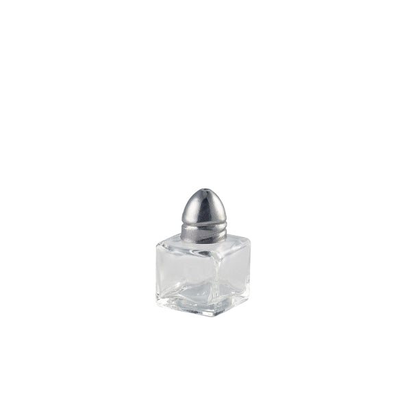 Individual Glass Salt Pot 30 x 30 x 50mm Box of 48