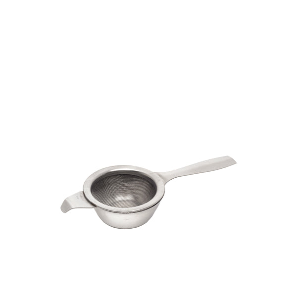 S/St.Teastrainer & Bowl 2"Wide 5.1/2" Long