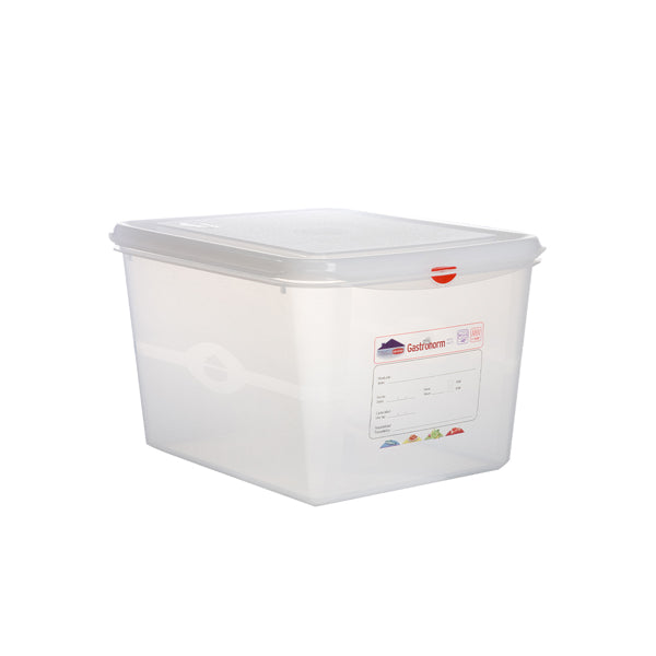 GN Storage Container 1/2 200mm Deep 12.5L Box of 6