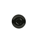 Genware Porcelain Black Saucer 12cm/4.75"  Pack of 6