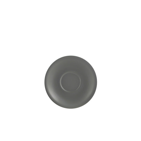 Genware Porcelain Matt Grey Saucer 12cm/4.75"  Pack of 6