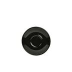Genware Porcelain Black Saucer 13.5cm/5.25" Pack of 6