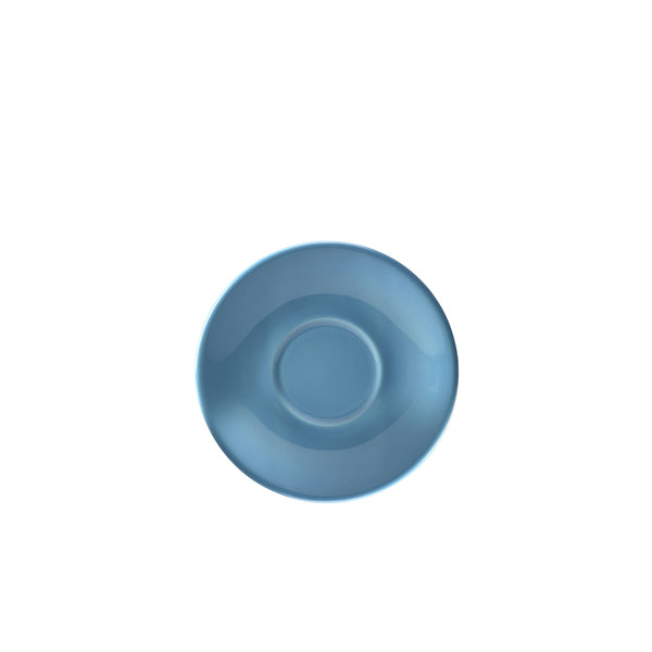 Genware Porcelain Blue Saucer 13.5cm/5.25" Pack of 6