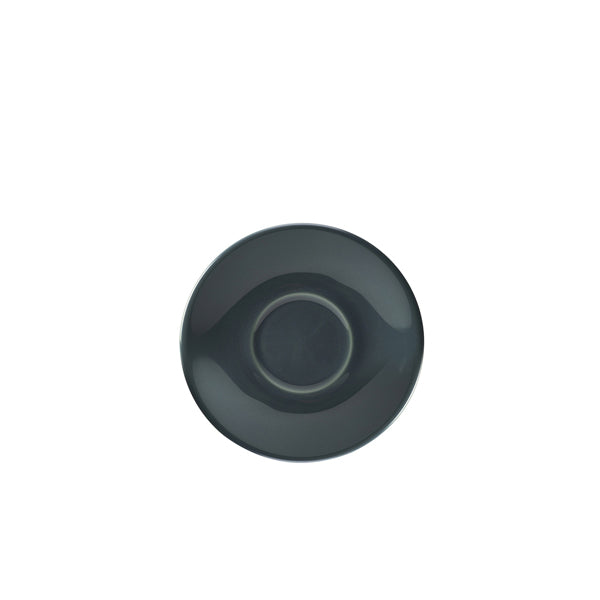 Genware Porcelain Grey Saucer 13.5cm/5.25" Pack of 6