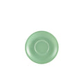 Genware Porcelain Green Saucer 13.5cm/5.25" Pack of 6
