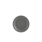 Genware Porcelain Matt Grey Saucer 13.5cm/5.25" Pack of 6