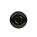 Genware Porcelain Black Saucer 16cm/6.25" Pack of 6