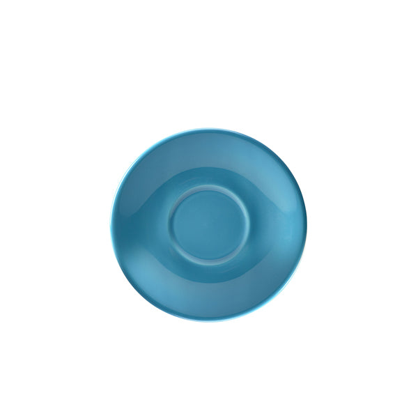 Genware Porcelain Blue Saucer 16cm/6.25" Pack of 6