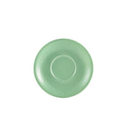Genware Porcelain Green Saucer 16cm/6.25" Pack of 6